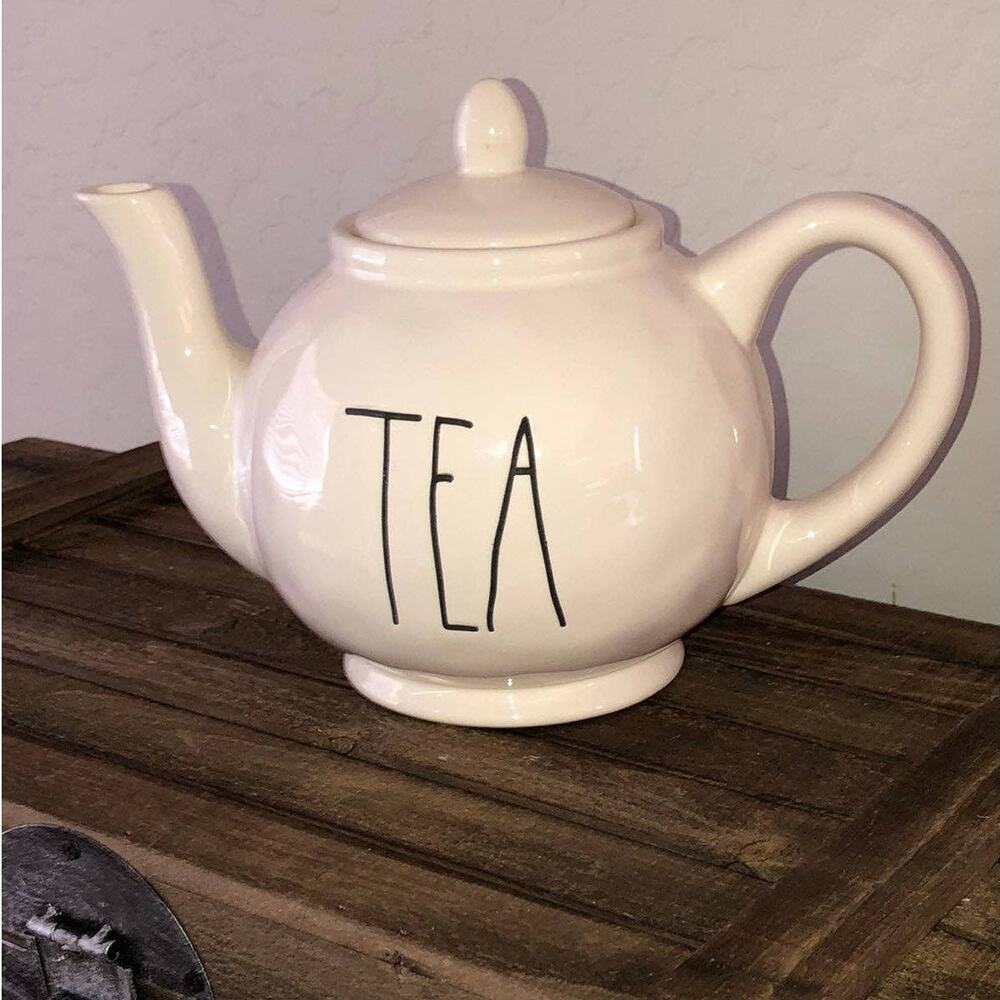 New Rae Dunn OG LL 2017 Teapot w/ Dimples Original